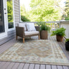 Piper Looms Chantille Tribal ACN1915 Khaki Machine Washable Area Rug Outdoor Lifestyle Image Feature