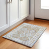 Piper Looms Chantille Tribal ACN1915 Khaki Machine Washable Area Rug Scatter Lifestyle Image Feature