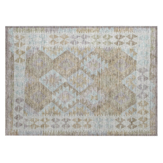 Piper Looms Chantille Tribal ACN1915 Khaki Machine Washable Area Rug Scatter Main Image