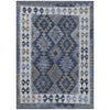 Piper Looms Chantille Tribal ACN1915 Navy Machine Washable Area Rug main image