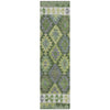 Piper Looms Chantille Tribal ACN1915 Olive Machine Washable Area Rug Runner Main Image