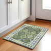 Piper Looms Chantille Tribal ACN1915 Olive Machine Washable Area Rug Scatter Lifestyle Image Feature