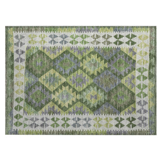 Piper Looms Chantille Tribal ACN1915 Olive Machine Washable Area Rug Scatter Main Image