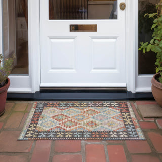 Piper Looms Chantille Tribal ACN1915 Paprika Machine Washable Area Rug Scatter Outdoor Lifestyle Image Feature