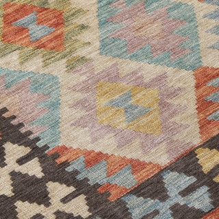 Piper Looms Chantille Tribal ACN1915 Paprika Machine Washable Area Rug Swatch Image