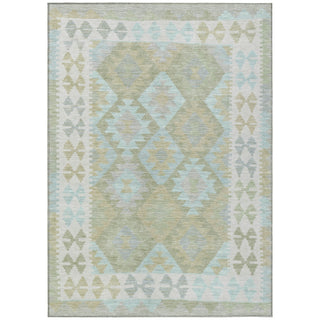 Piper Looms Chantille Tribal ACN1915 Sage Machine Washable Area Rug main image