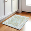 Piper Looms Chantille Tribal ACN1915 Sage Machine Washable Area Rug Scatter Lifestyle Image Feature