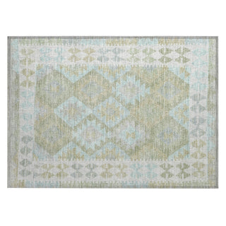 Piper Looms Chantille Tribal ACN1915 Sage Machine Washable Area Rug Scatter Main Image