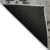 Piper Looms Chantille Tribal ACN1915 Taupe Machine Washable Area Rug Backing Image