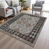 Piper Looms Chantille Tribal ACN1915 Taupe Machine Washable Area Rug Lifestyle Image Feature