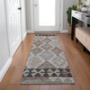 Piper Looms Chantille Tribal ACN1915 Taupe Machine Washable Area Rug Runner Lifestyle Image Feature