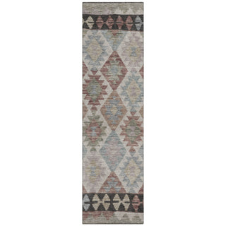 Piper Looms Chantille Tribal ACN1915 Taupe Machine Washable Area Rug Runner Main Image
