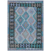 Piper Looms Chantille Tribal ACN1915 Teal Machine Washable Area Rug main image