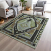 Piper Looms Chantille Tribal ACN1916 Brown Machine Washable Area Rug Lifestyle Image Feature