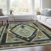 Piper Looms Chantille Tribal ACN1916 Brown Machine Washable Area Rug Lifestyle Image Feature