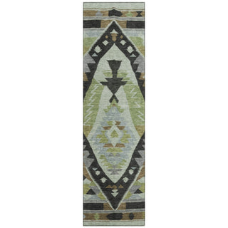 Piper Looms Chantille Tribal ACN1916 Brown Machine Washable Area Rug Runner Main Image