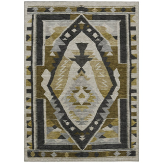 Piper Looms Chantille Tribal ACN1916 Chocolate Machine Washable Area Rug main image