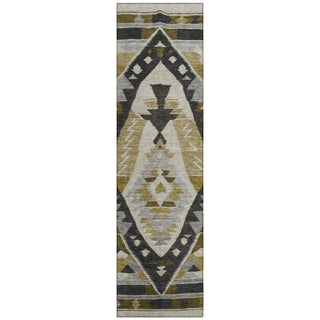 Piper Looms Chantille Tribal ACN1916 Chocolate Machine Washable Area Rug Runner Main Image
