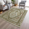 Piper Looms Chantille Tribal ACN1916 Linen Machine Washable Area Rug Lifestyle Image Feature