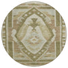 Piper Looms Chantille Tribal ACN1916 Linen Machine Washable Area Rug Round Main Image