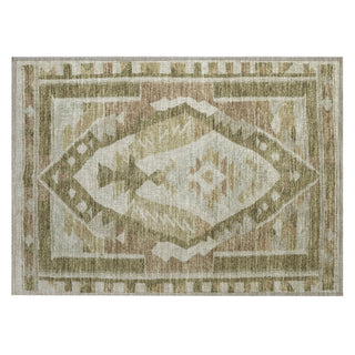 Piper Looms Chantille Tribal ACN1916 Linen Machine Washable Area Rug Scatter Main Image