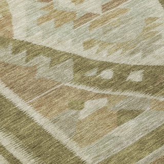 Piper Looms Chantille Tribal ACN1916 Linen Machine Washable Area Rug Swatch Image