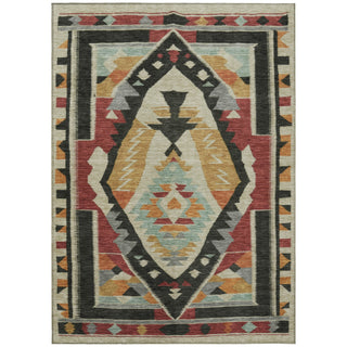 Piper Looms Chantille Tribal ACN1916 Red Machine Washable Area Rug main image
