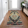 Piper Looms Chantille Tribal ACN1916 Red Machine Washable Area Rug Runner Lifestyle Image Feature