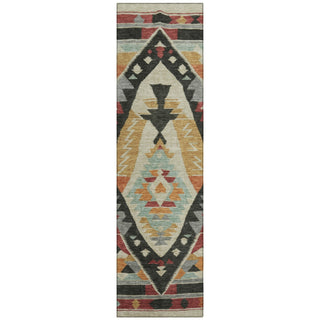 Piper Looms Chantille Tribal ACN1916 Red Machine Washable Area Rug Runner Main Image