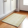 Piper Looms Chantille Border ACN1917 Gold Machine Washable Area Rug Scatter Lifestyle Image Feature