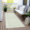 Piper Looms Chantille Border ACN1917 Sage Machine Washable Area Rug Runner Outdoor Lifestyle Image Feature