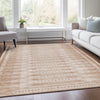 Piper Looms Chantille Border ACN1917 Salmon Machine Washable Area Rug Lifestyle Image Feature