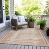 Piper Looms Chantille Border ACN1917 Salmon Machine Washable Area Rug Outdoor Lifestyle Image Feature