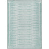 Piper Looms Chantille Border ACN1917 Turquoise Machine Washable Area Rug main image