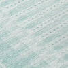 Piper Looms Chantille Border ACN1917 Turquoise Machine Washable Area Rug Swatch Image