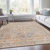Piper Looms Chantille Border ACN1918 Copper Machine Washable Area Rug Lifestyle Image Feature