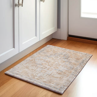 Piper Looms Chantille Border ACN1918 Copper Machine Washable Area Rug Scatter Lifestyle Image Feature