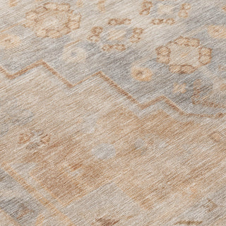 Piper Looms Chantille Border ACN1918 Copper Machine Washable Area Rug Swatch Image