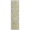 Piper Looms Chantille Border ACN1918 Gold Machine Washable Area Rug Runner Main Image