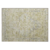 Piper Looms Chantille Border ACN1918 Gold Machine Washable Area Rug Scatter Main Image