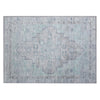 Piper Looms Chantille Border ACN1918 Gray Machine Washable Area Rug Scatter Main Image