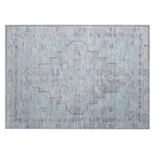Piper Looms Chantille Border ACN1918 Gray Machine Washable Area Rug Scatter Main Image