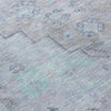 Piper Looms Chantille Border ACN1918 Gray Machine Washable Area Rug Swatch Image