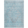 Piper Looms Chantille Border ACN1918 Sky Machine Washable Area Rug main image