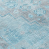 Piper Looms Chantille Border ACN1918 Sky Machine Washable Area Rug Swatch Image