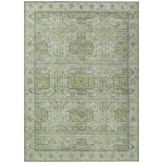 Piper Looms Chantille Border ACN1919 Aloe Machine Washable Area Rug main image
