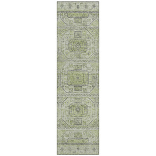 Piper Looms Chantille Border ACN1919 Aloe Machine Washable Area Rug Runner Main Image