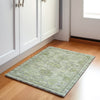 Piper Looms Chantille Border ACN1919 Aloe Machine Washable Area Rug Scatter Lifestyle Image Feature