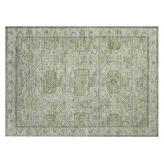 Piper Looms Chantille Border ACN1919 Aloe Machine Washable Area Rug Scatter Main Image