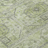 Piper Looms Chantille Border ACN1919 Aloe Machine Washable Area Rug Swatch Image